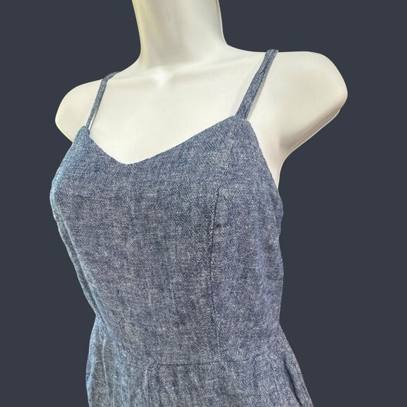 Sleeveless Linen Blend Small Jumpsuit with Pockets Old Navy - Picture 4 of 13
